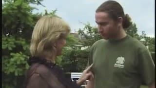 Mature french milf fucks gardener outside Mature french milf fucks gardener outside