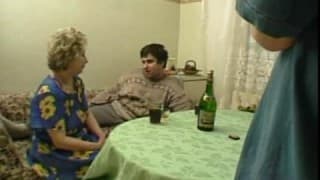 Middle aged guy makes amateur movie with older mature woman