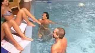 An orgy to enjoy by the swimming pool An orgy to enjoy by the swimming pool