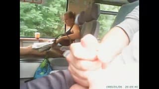 Dirty bastard jerking off on the train Dirty bastard jerking off on the train