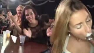 A crazy orgy in a nightclub A crazy orgy in a nightclub