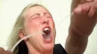 Round bitch takes everything, including piss Round bitch takes everything, including piss
