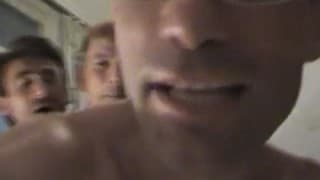 These three gay friends have lots of fun! These three gay friends have lots of fun!