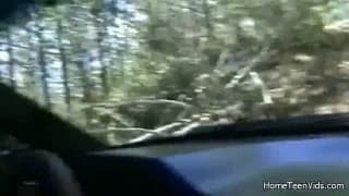 A small outdoor fuck with her boyfriend A small outdoor fuck with her boyfriend