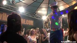 Sluts fucking in a night club Orgy , Blowjob, Uniforms, Exhibitionist, European, CFNM