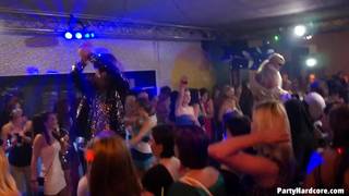 The sluts in the special nightclub Orgy , Blowjob, Exhibitionist, European, CFNM