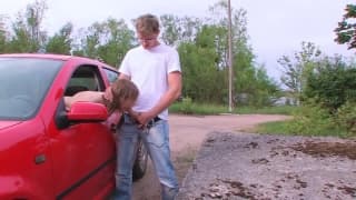 Young, Facial Ejaculation, Brunette , Small Tits, Exhibitionist, Ex-Girlfriend, Outdoor, European