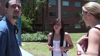 Melanie Scott and two friends in a threesome Melanie Scott and two friends in a threesome