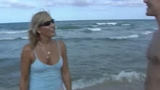 Maxine meets a guy at the beach and seduces him Maxine meets a guy at the beach and seduces him