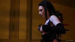 Shes dressed as a warrior and has sex with a king Shes dressed as a warrior and has sex with a king