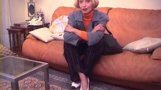 This blonde milf enjoys her first gang bang This blonde milf enjoys her first gang bang