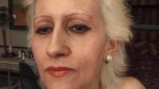 Grandma has a gangbang and her pussy shaved Grandma has a gangbang and her pussy shaved