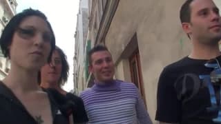 A French group sex session between amateurs Orgy , Stockings