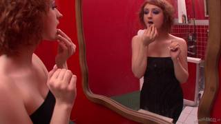 Violet Monroe gets fucked in her bathroom Blowjob, Standing Doggystyle