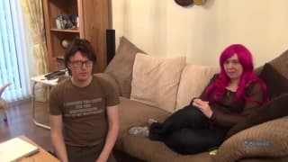Isabella Winters sucks this nerds cock Isabella Winters sucks this nerds cock