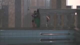 A horny brunette enjoys this dick