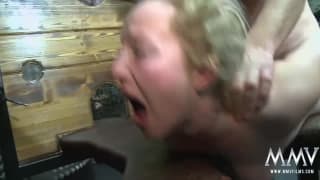 German slut gets a good gangbang! German slut gets a good gangbang!