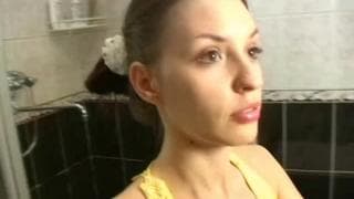 A beautiful petite brunette in an XXX scene Young, Facial Ejaculation, Brunette , Small Tits, Ex-Girlfriend