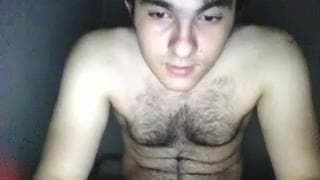 This young man has fun on webcam This young man has fun on webcam