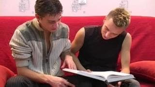 This guy wants to study with his sexy friend