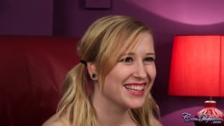 A tasty encounter with a blonde in stockings A tasty encounter with a blonde in stockings