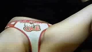 A young girl masturbates with her toy!