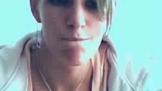 Hot babe shows us her underwear on webcam Hot babe shows us her underwear on webcam