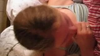 This young blonde woman will suck his dick This young blonde woman will suck his dick