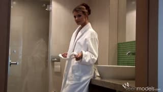 Suzie Carina is in the bathroom masturbating Suzie Carina is in the bathroom masturbating