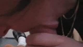 Young slut gives him a great blowjob Young slut gives him a great blowjob