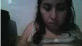 We see her big tits on webcam We see her big tits on webcam