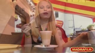 Daikiri is a blonde German babe being nailed Daikiri is a blonde German babe being nailed