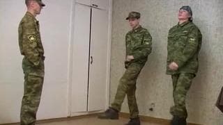 Two army men who are desperate for pleasure Two army men who are desperate for pleasure