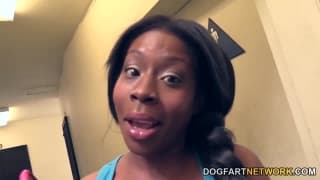 Brie Simone wants this big dick Blowjob, Standing Doggystyle