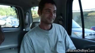 Keith Cook enjoys a black cock inside him Keith Cook enjoys a black cock inside him