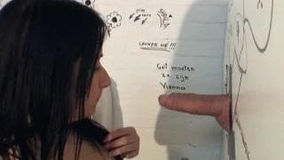 Shirly enjoys a gloryhole with a big dick! Shirly enjoys a gloryhole with a big dick!