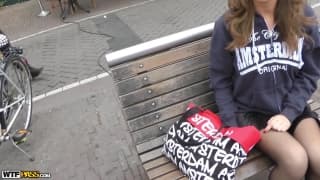 Nadia enjoys sex outdoors with her man Nadia enjoys sex outdoors with her man