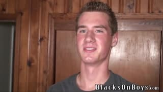 Dylan Woods enjoy his first black cock Dylan Woods enjoy his first black cock