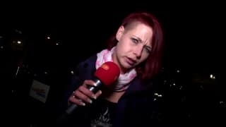 Wild Cherry enjoys two men inside her Wild Cherry enjoys two men inside her