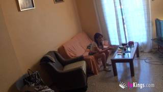 Tati Rodriguez gets a shag on the sofa! Tati Rodriguez gets a shag on the sofa!