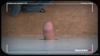 Lili sucks cock through a gloryhole Lili sucks cock through a gloryhole