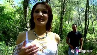 Heloise Dacosta is pounded outdoors!