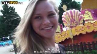 A young slut gets hard fucked outside! A young slut gets hard fucked outside!