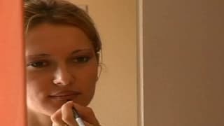 A naturally busty woman enjoys anal sex A naturally busty woman enjoys anal sex