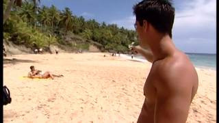 Sandy Style has two cocks on the beach Sandy Style has two cocks on the beach