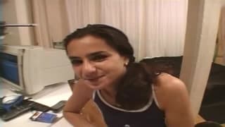 An anal sex session for a horny brunette An anal sex session for a horny brunette