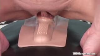 This bitch has a new sex machine to enjoy Fucking Machine