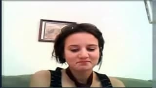 She fucks her pussy with a sextoy