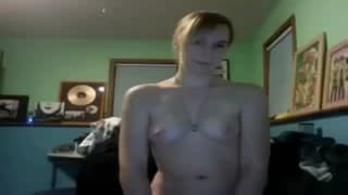 She has a pink dildo inside her She has a pink dildo inside her