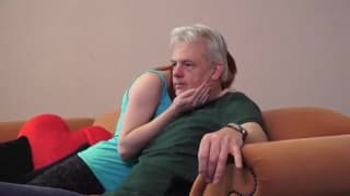 Hot redhead bangs an old man Hot redhead bangs an old man